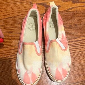 True Craft Kids Tie-Dye Sneakers - Pink and Yellow